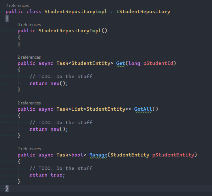 ASP.NET Project Structure