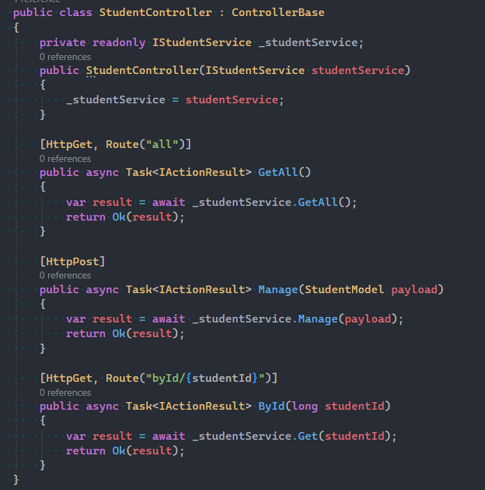 ASP.NET Project Structure