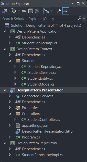 ASP.NET Project Structure